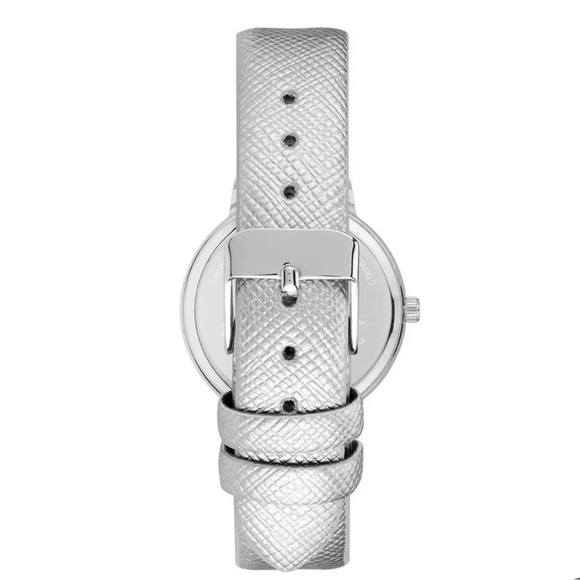 NWT Black Label Juicy Couture Watch in Stainless Silver w Rhinestone Accents - Picture 9 of 11